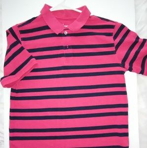 Polo style two button collar shirt